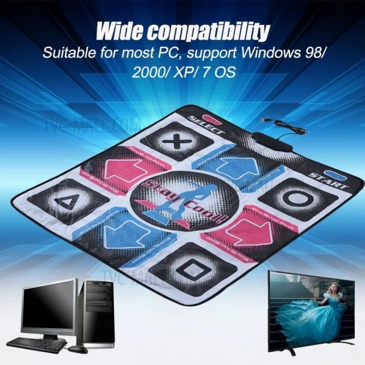 USB Powered Dancer Couverture Dancing Step Pad Dance Mat