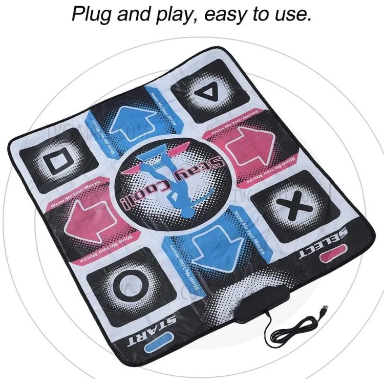 USB Powered Dancer Couverture Dancing Step Pad Dance Mat