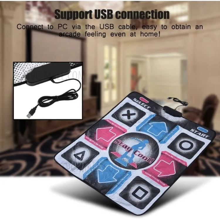 USB Powered Dancer Couverture Dancing Step Pad Dance Mat