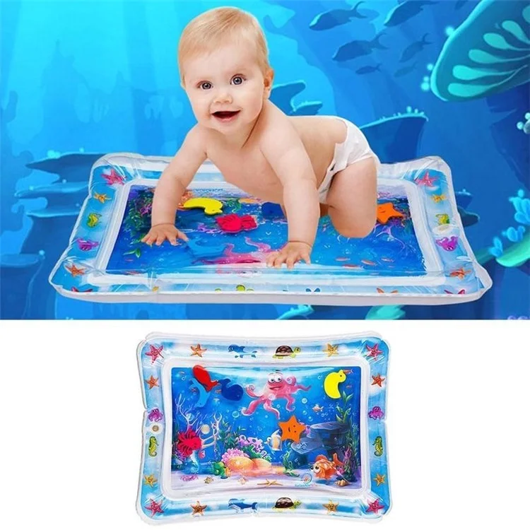 Kids Water Game Cushion Toddler Inflatable Play Mat Baby Ocean Pad - Octopus