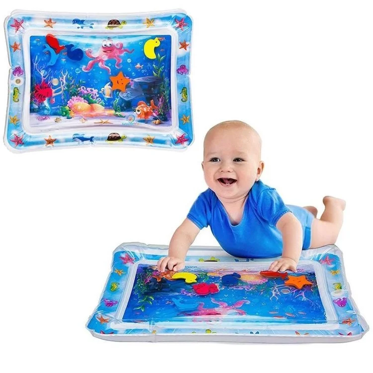 Kids Water Game Cushion Toddler Inflatable Play Mat Baby Ocean Pad - Octopus