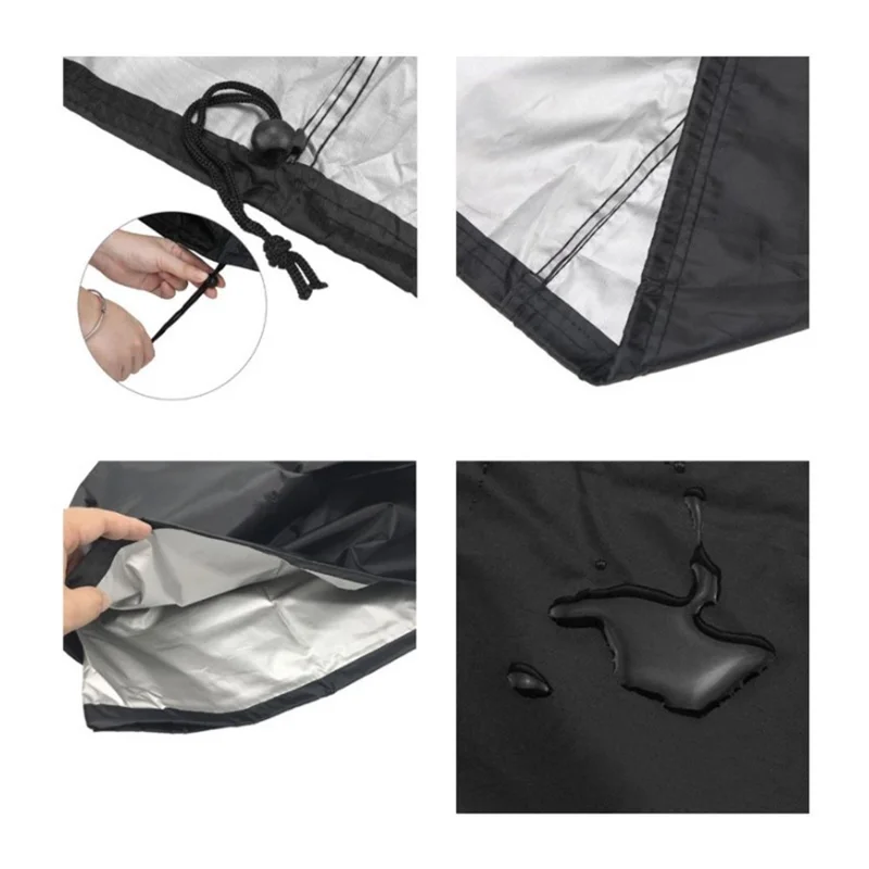 Dustproof Waterproof 210D Oxford Cloth Oven Cover for Weber 7110 Q1000 Series, Size: 67.1 x 44 x 32cm Oven Hood
