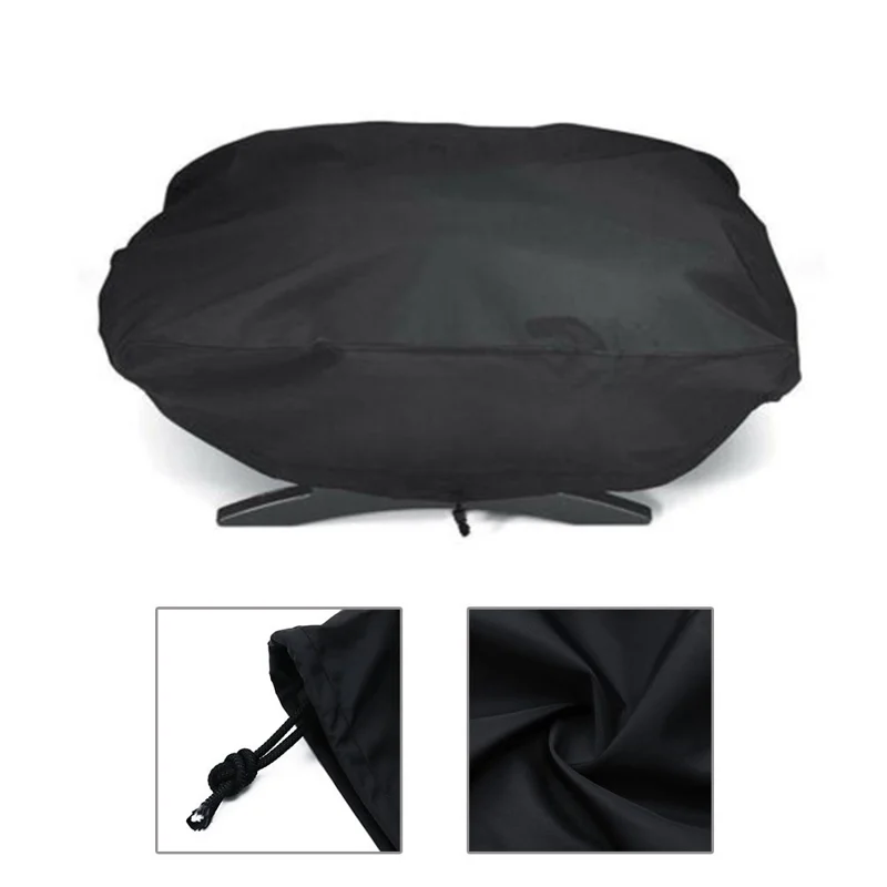 Dustproof Waterproof 210D Oxford Cloth Oven Cover for Weber 7110 Q1000 Series, Size: 67.1 x 44 x 32cm Oven Hood
