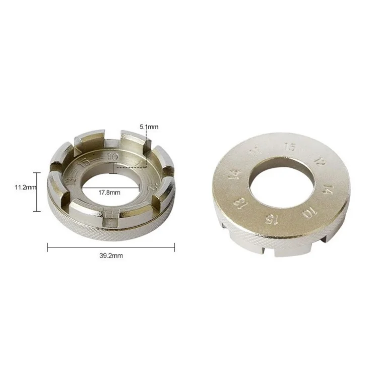 Bicicleta De Montaña Herramienta De Reparación De Niquelado Llave De Radios Redonda Sola Llanta 8 - Anillo Reparación Alambre De Acero Muesca