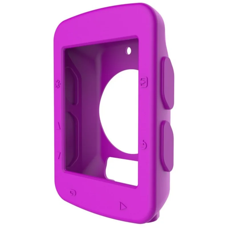 Cycling Computer Bicycle Watch Protective Silicone Case Frame for Garmin Edge 520 - Purple