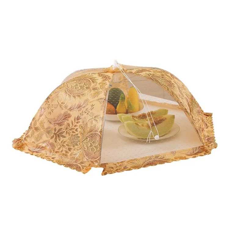 Thick Frame Lace Home Kitchen Dish Cover - Royal Style