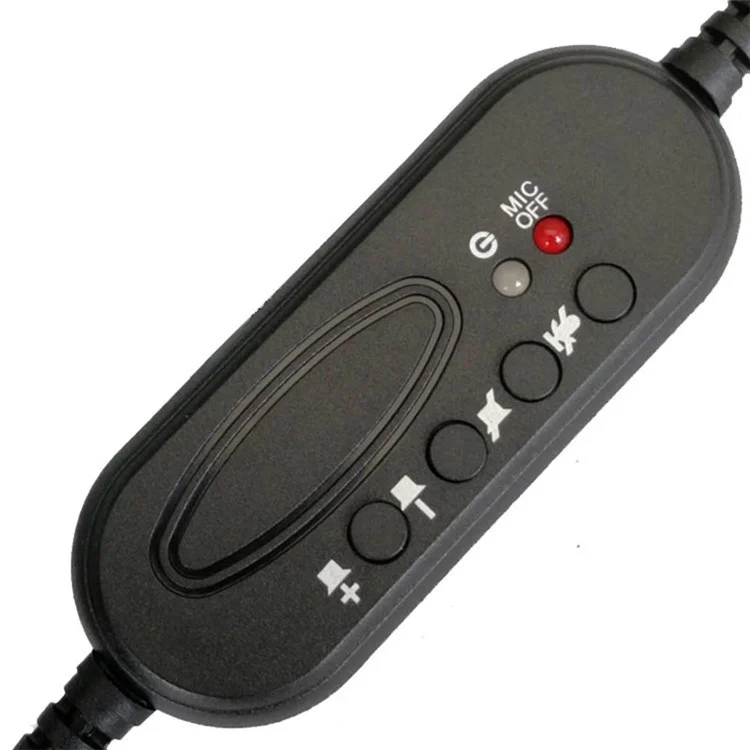 USB -laptop Computer Online -klassenspiel Wired Call Customer Service Phone Headset Mit Mikrofon