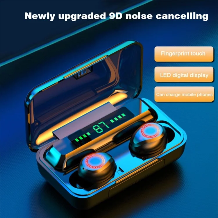 1 Pair S12 Wireless Earbuds Bluetooth-Compatible 5.0 In-Ear Headphones Sports Mini Earphones IPX7 Waterproof