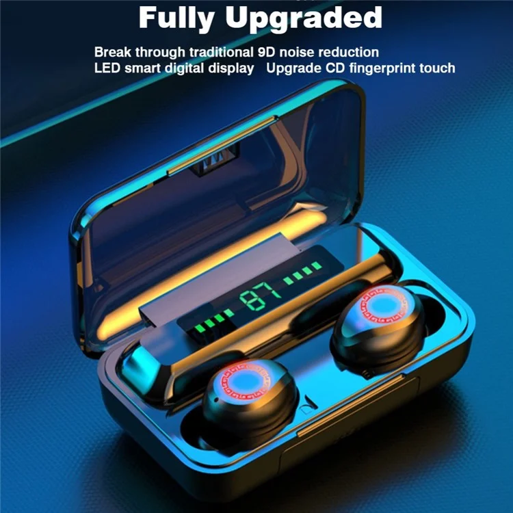 1 Pair S12 Wireless Earbuds Bluetooth-Compatible 5.0 In-Ear Headphones Sports Mini Earphones IPX7 Waterproof