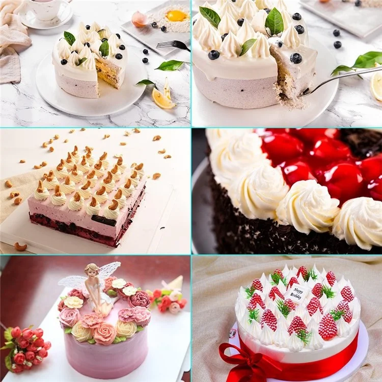 58 Pcs/set Cake Tpu Cream Bagblele