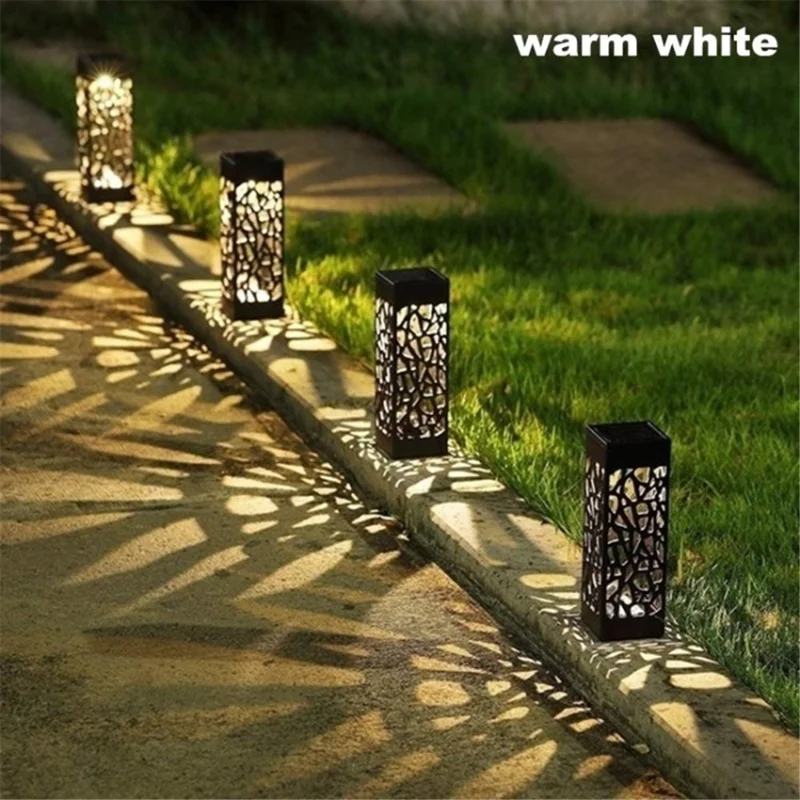 Garden Solar Lamp Garden Decoration Outdoor Lawn Solar Lamp Garden Lights Path Light - Warm Light