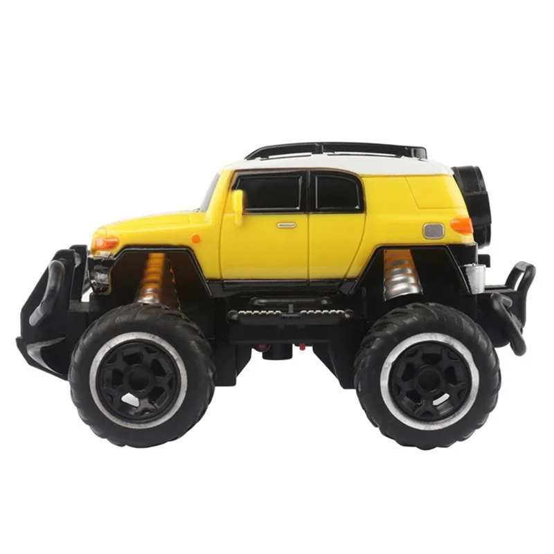 1: Brinquedo 43 Infantil Grande Tração Nas Quatro Rodas Carro De Brinquedo Veículo Inércia Off-road - Amarelo