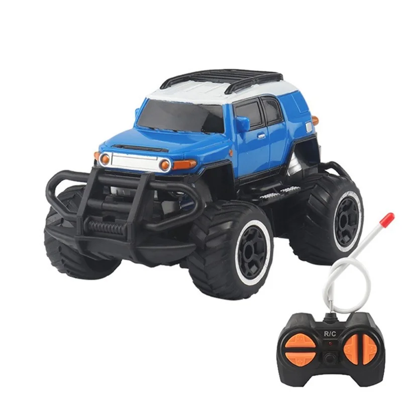 1:43 Children's Toy Large Four-wheel Drive Inertial Off-road Vehicle Car Toy - Blue