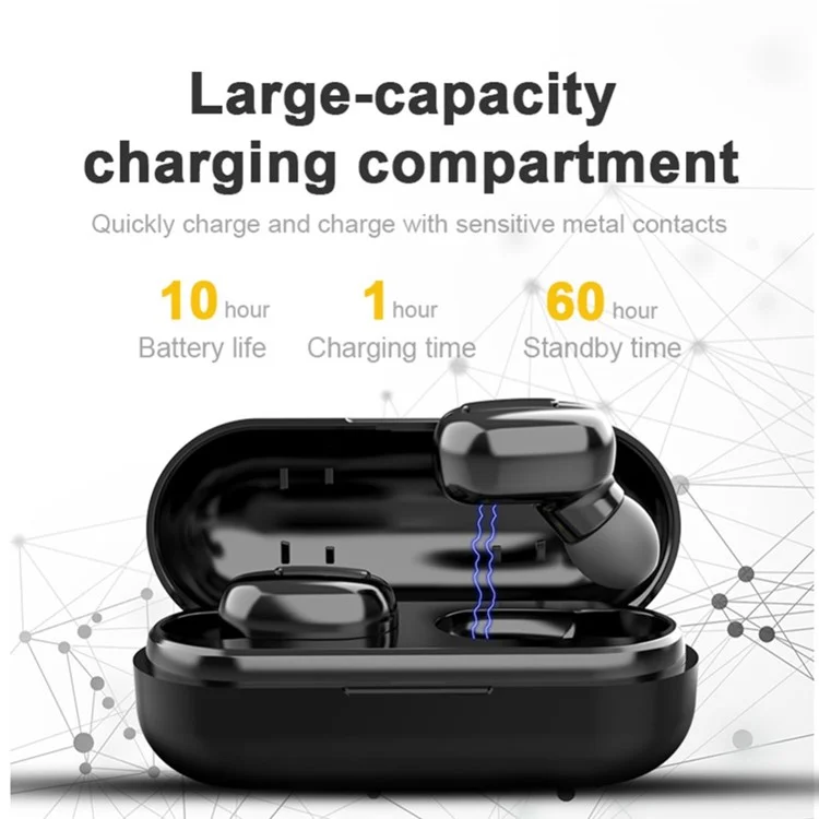 L13 Waterpoof Stereo TWS Bluetooth-compatible 5.0 Earphone Earbud Headsets with Charging Bin