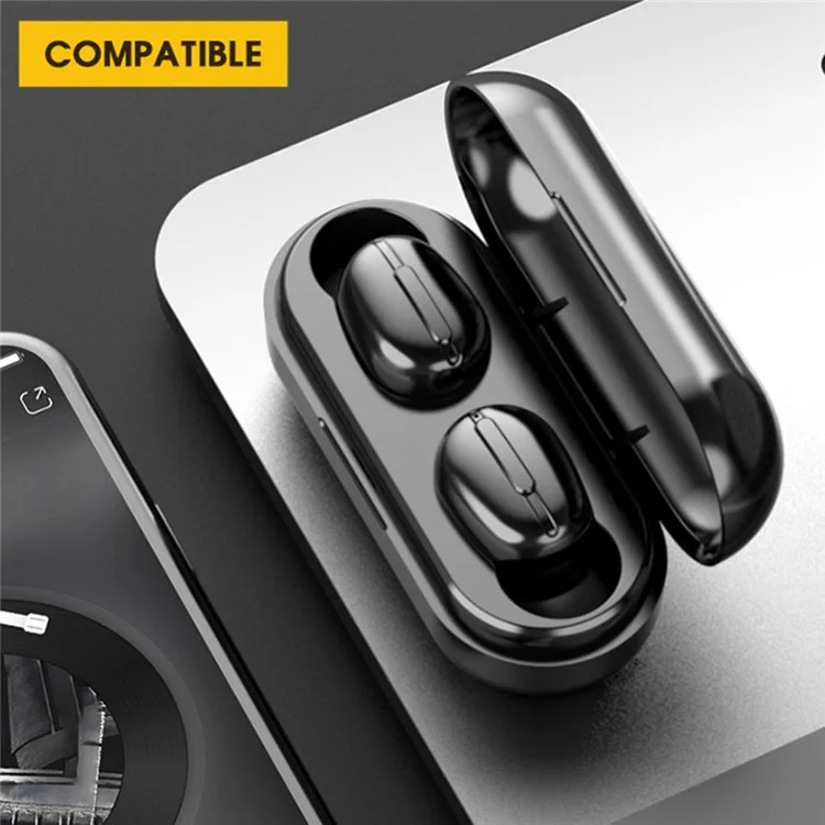 L13 Waterpoof Stereo TWS Bluetooth-compatible 5.0 Earphone Earbud Headsets with Charging Bin