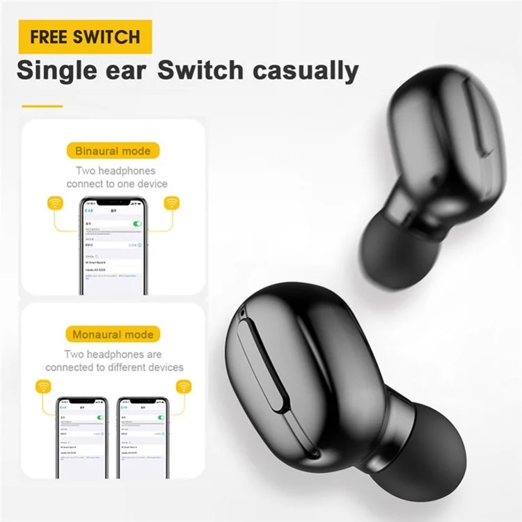 L13 Waterpoof Stereo TWS Bluetooth-compatible 5.0 Earphone Earbud Headsets with Charging Bin