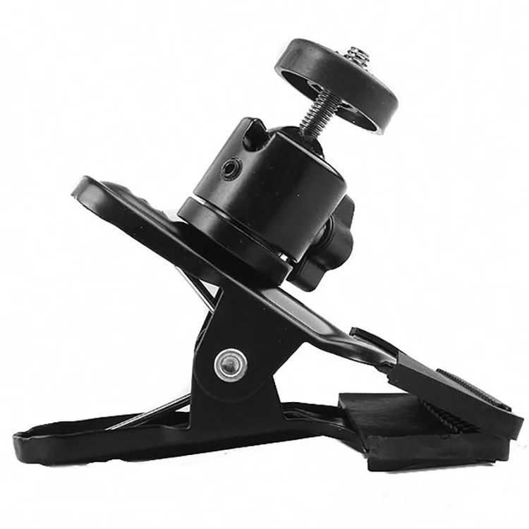 Guitar Head Clip Mobile Phone Holder Live Streaming Bracket Clip Head Tripod Stand