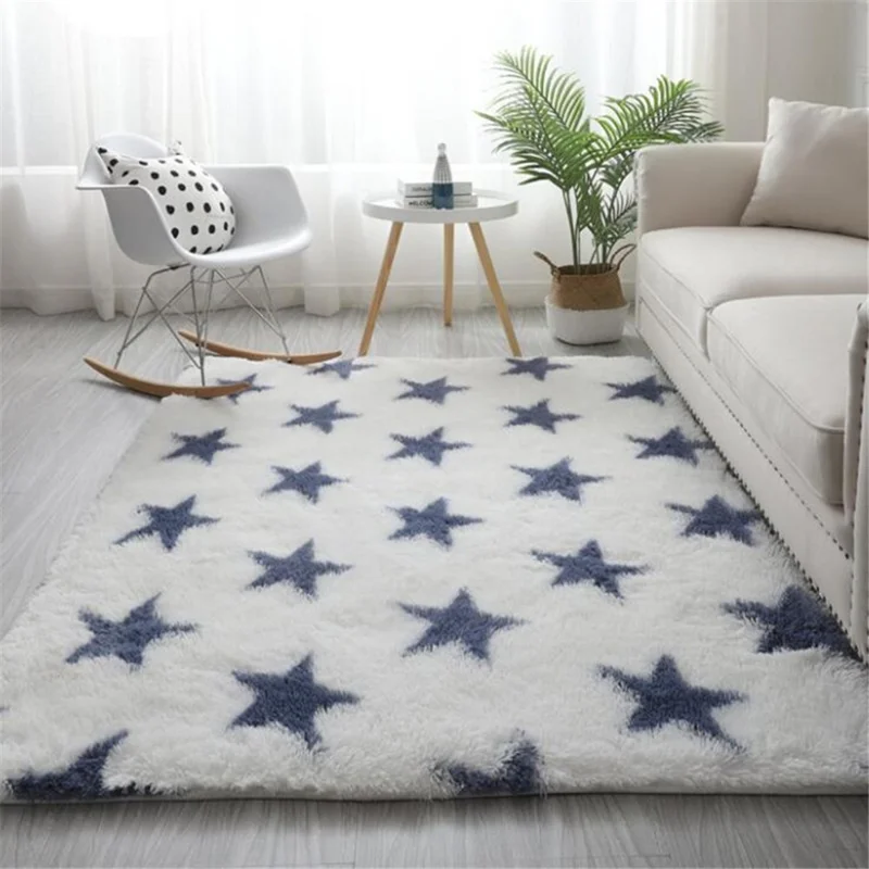 Soft Indoor Rug Shaggy Patterned Fluffy Carpet Home Decor Rug - Color No.10/160x230cm