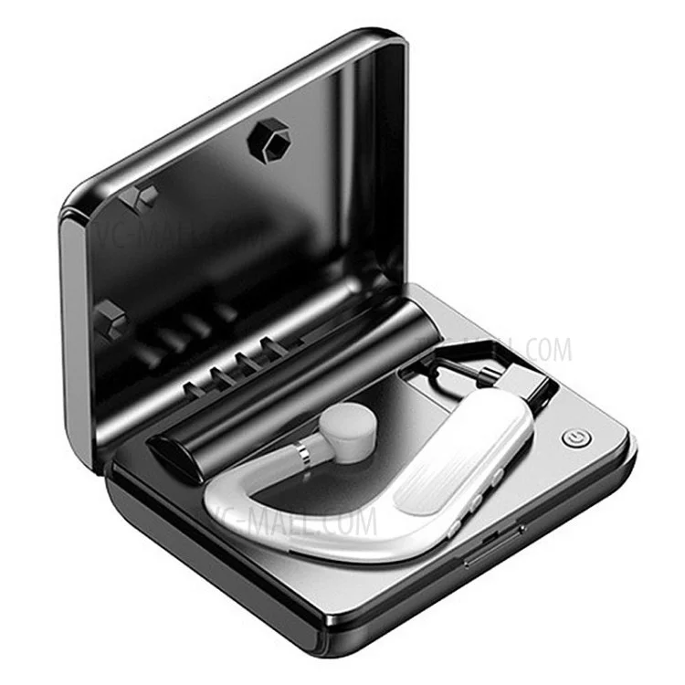 Y10 Bluetooth 5.0 Headphone Sports Driving Fone De Ouvido Sem Fio Fones De Ouvido Sem Fio - Branco / Com Caixa De Carregamento