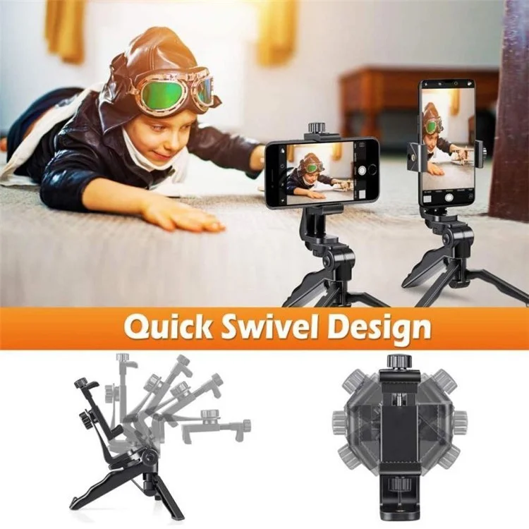 Desktop Mini Universal Mobile Phone Holder Tripod Stand