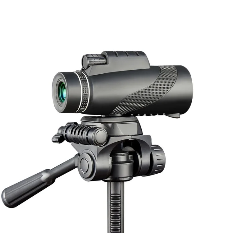 Portatile Monocolare Scope 40x60 Telescopio Monoculare Dell'obiettivo HD Con Clip Del Telefono Treppiede Per Per Lo Smartphone Bird Watching Caccia Escursionismo Pesca