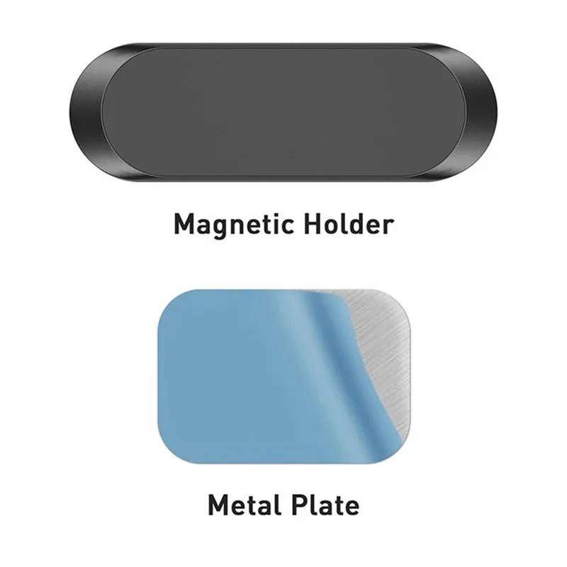 Multiétique Magnetic Car Phone Holder Charger Cable Organizer for iPhone Samsung Huawei