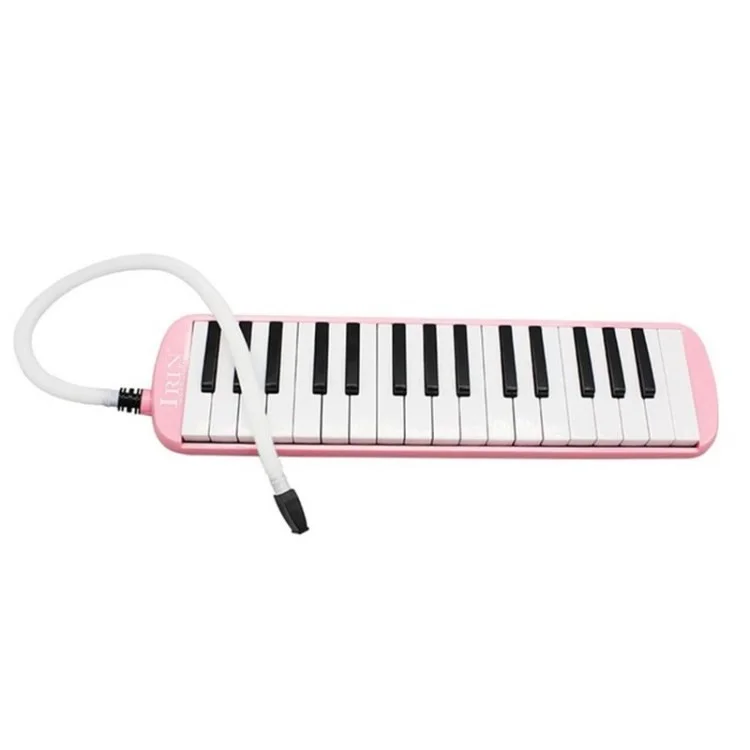32-Key Melodica with Mouthpiece and Hose & Bag for Beginners Professionals - Pink