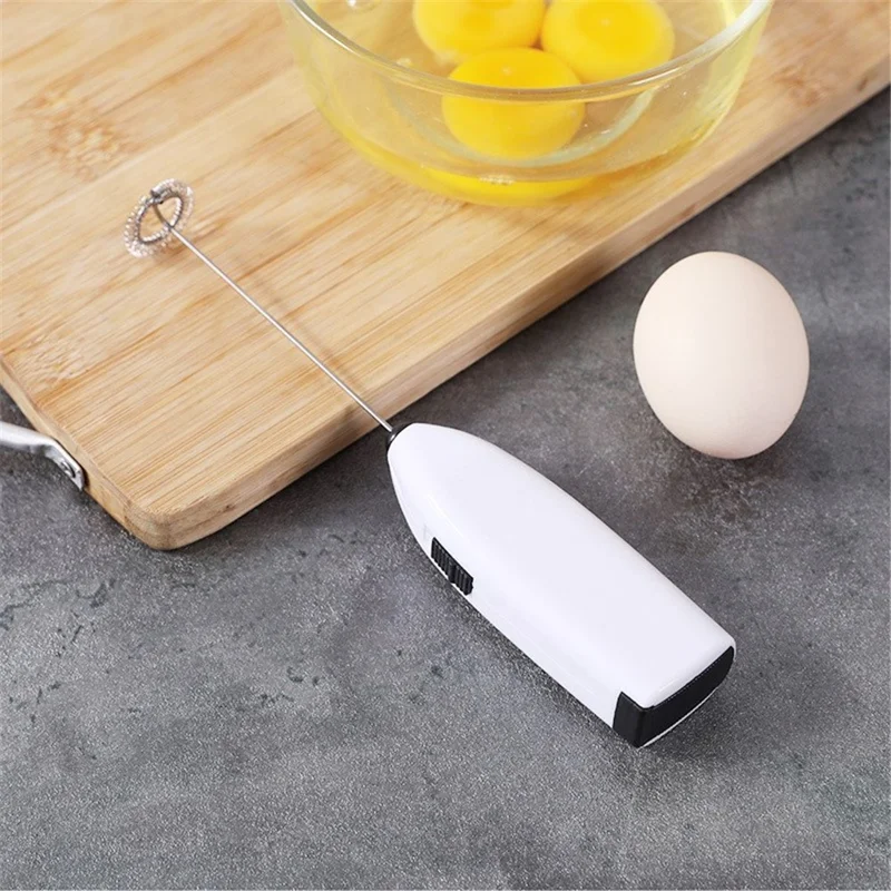 Multifunction Hand Held Electric Food Blender Mixer Egg Whisk - White