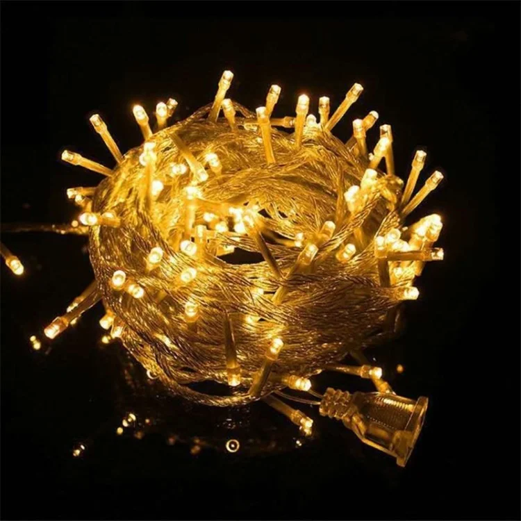 100m Waterproof LED String Light Holiday Yard Christmas Party Wedding Decor Outdoor Light - Yellow/100 meters 1000 lights