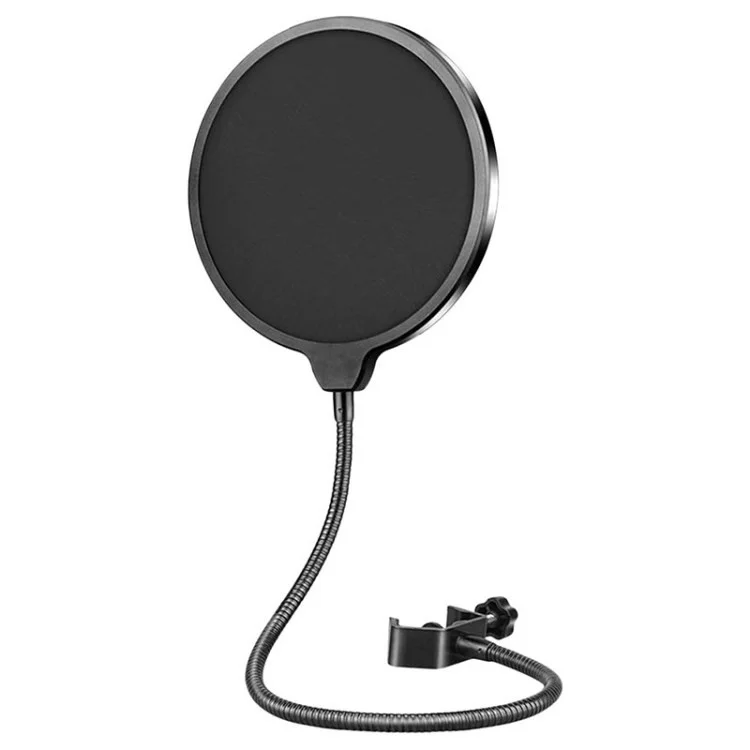 Studio Mic Microphone Wind Screen Pop Filter Mask Shield Zur Aufnahme