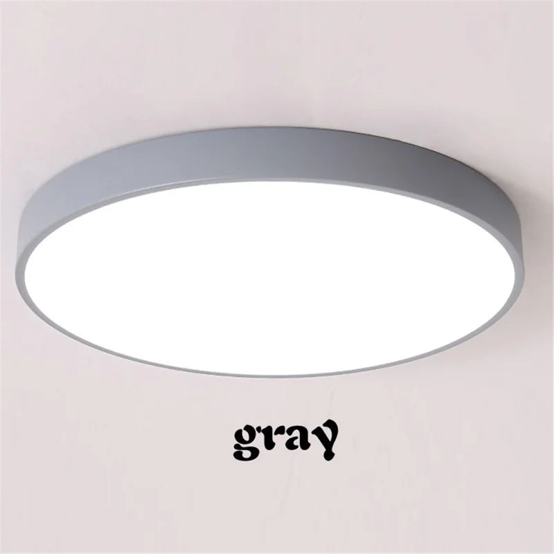 23cm 12W LED Lighting Ultra-Thin LED Ceiling Light LED Downlight - Grey