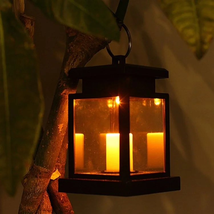 Garden Solar Light Strip Candle Lantern Lighting for Yard Patio Pathway - Candle