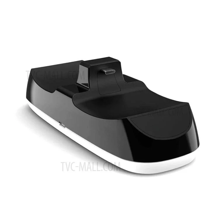 Para PS5 Controller Charger Base de Carga Dupla - Preto