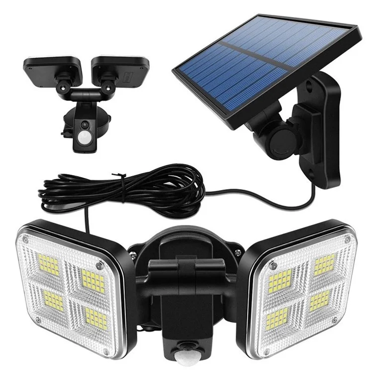 100-LED/120-LED Solar Light Motion Sensor Outdoor Garden Wall Lamp-TY06603 120 - LED