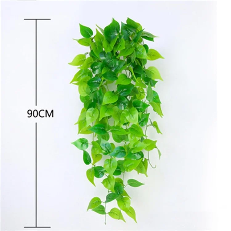 Künstliche Hängende Pflanze Rebe Rattan Room Indoor Outdoor Decoration - Scharfe Ecke