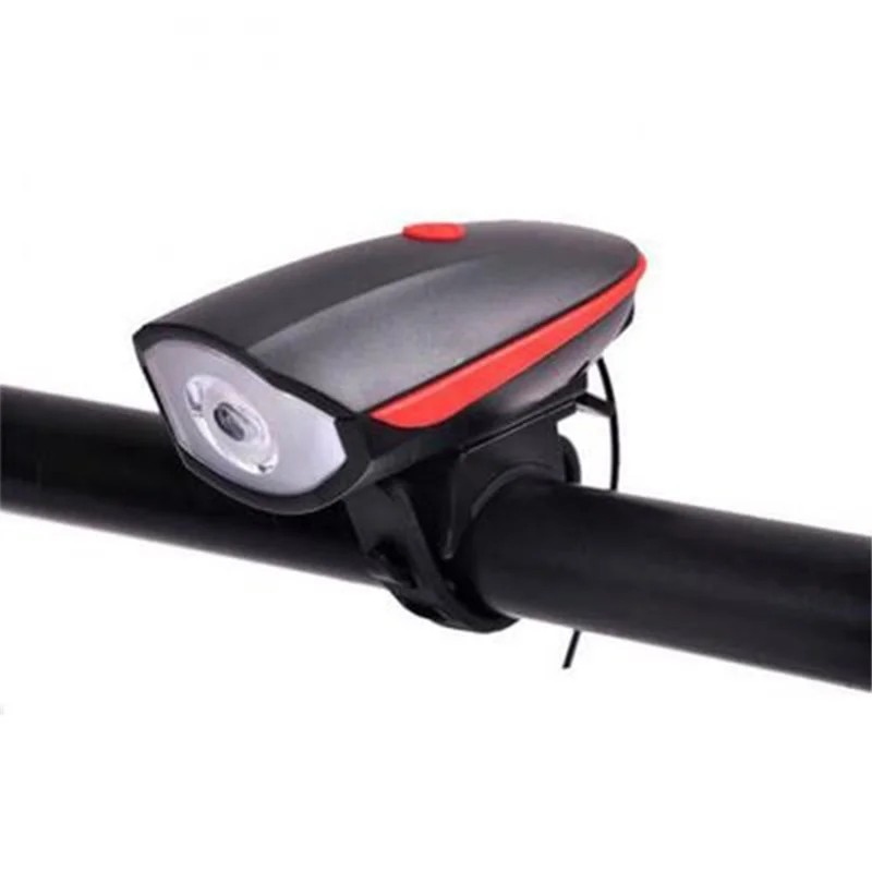 Bike Light 3 Modes USB Rechargeable 250lm LED LED Lampe Lampe Plasse Accessoires - Rouge