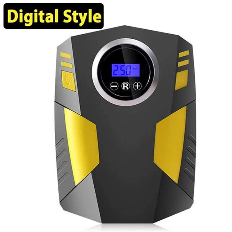 12V Auto Car Air Pump Digital Inflator 120W 150 PSI Tire Pressure Tester for Car Motorcycle - Display