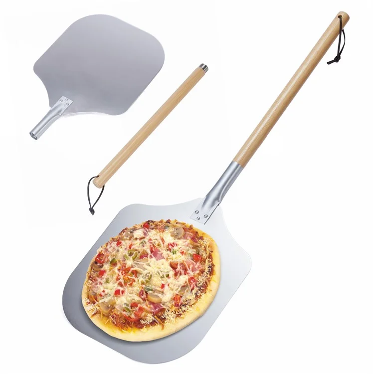 Pizza Shovel with Removable Long Handle Kitchen Baking Supplies