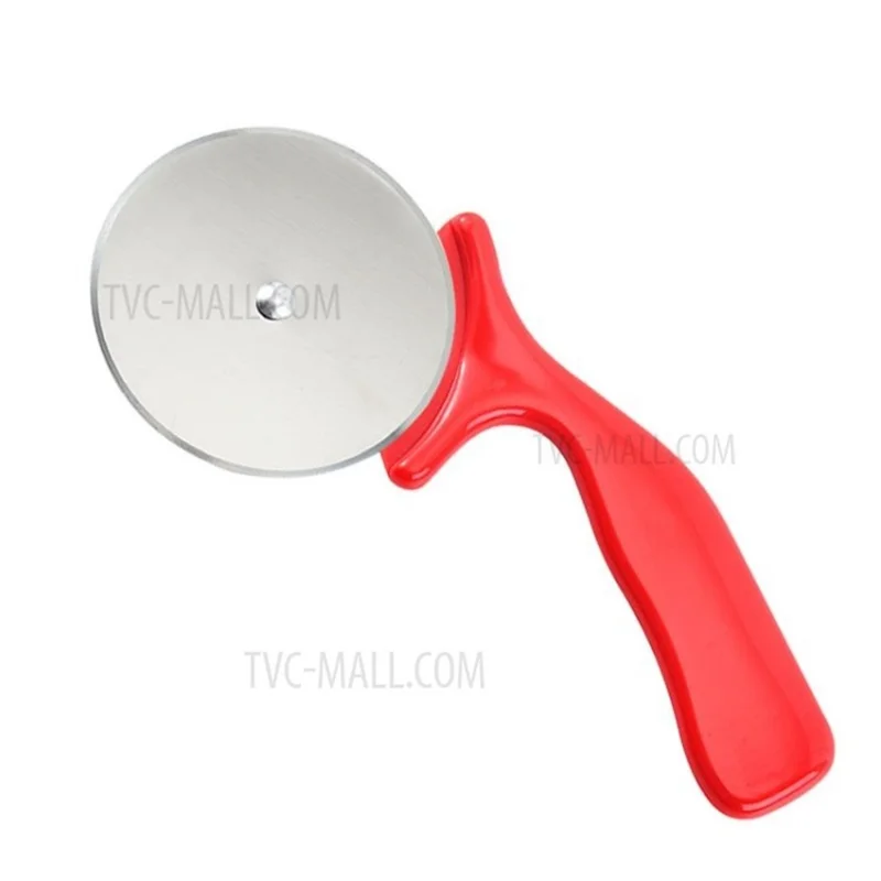 Pizza Cutter Knife Tour Tools Pizza Wheels Forbici Gadget Da Cucina - Rosso