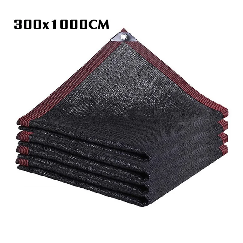 Sunblock Shade Cloth Net Mesh Tarp 90% UV-Resistant Plants Flowers Pet Kennels - Size: 3x10m