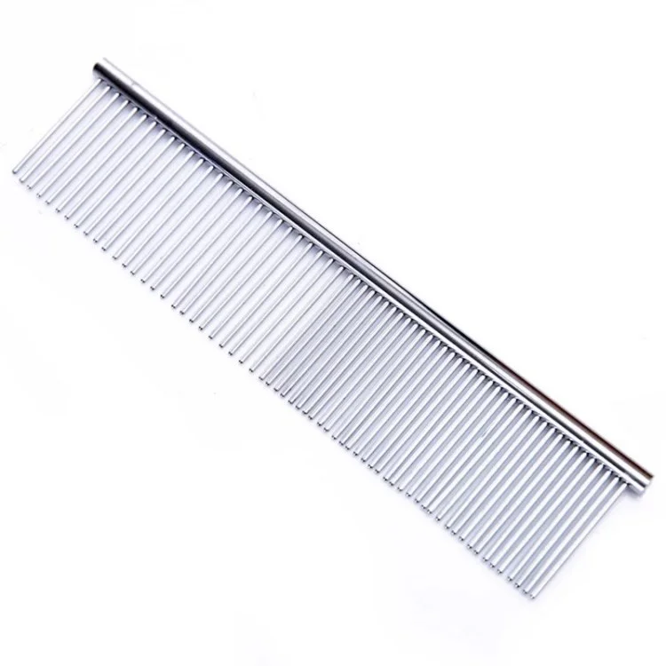 Pet Grooming Comb Anti Static Row Comb for Dogs and Cats  -  S