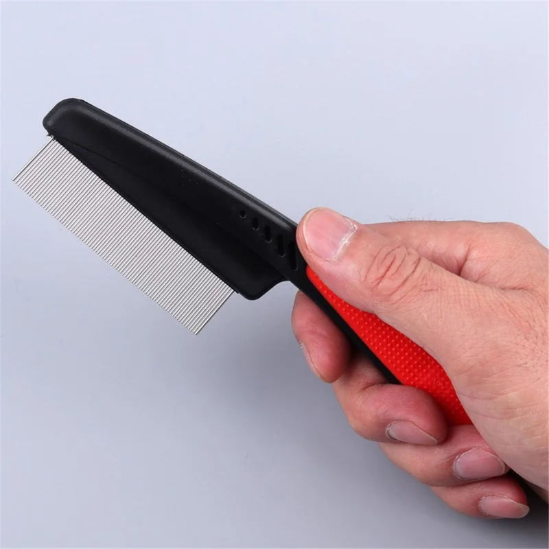 Pet Comb Long Short Teeth Comb Dog Cat Pet Gift Hair Grooming Kit - Fine Needle