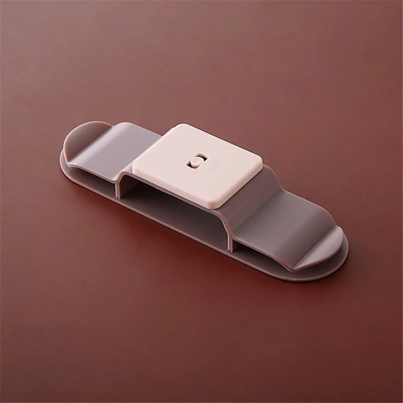 2Pcs Cable Clips Cord Organizer Cable Management Self Adhesive Wire Holder - Pink