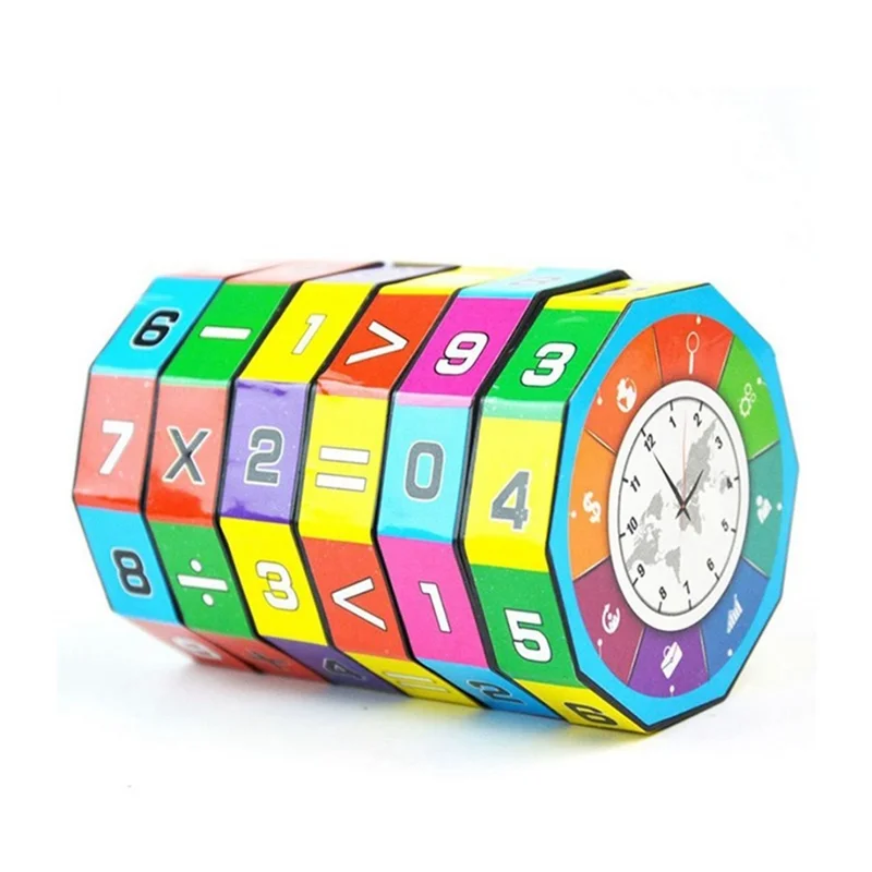 Learning Math Cube Toy Preschool Learning Puzzle Counting Game Numbers Educational Tools