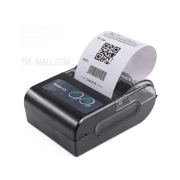 Mini Printer 57mm Handheld Thermal Printer - Bluetooth-compatible & Battery
