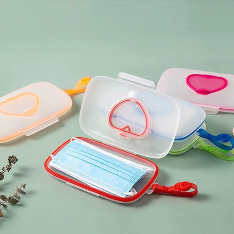 Cancellare Il Contenitore Del Distributore Del Baby Wipe Box Porta Maschera Per La Maschera - Rosa