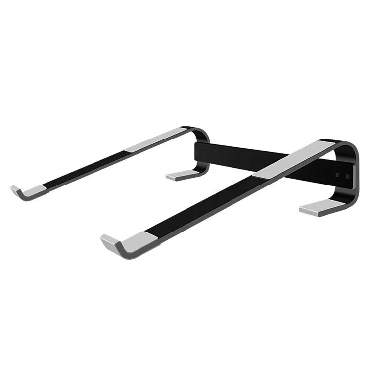 Aluminum Alloy Laptop Stand Non-slip Laptop Cooling Holder Notebook Bracket  -  Black