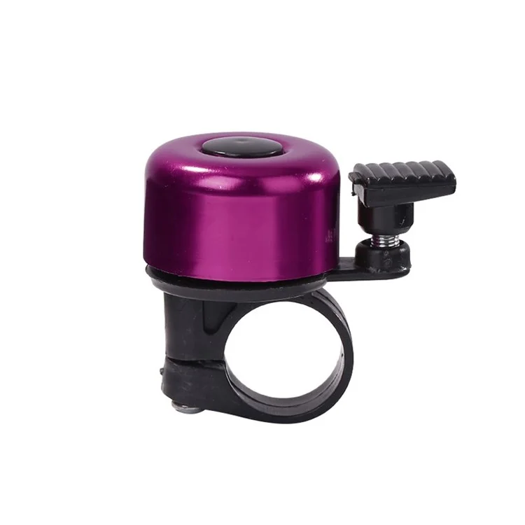Bicycle Bike Bell Alarm Cycling Safe Ring Horn Cycling Accessories for 21-24mm Handlebar - Purple