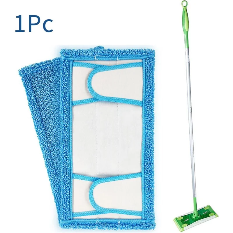 For Swiffer Sweeper Mop Wet & Dry Pad Reusable Sweeping Mop Cloth 1PC