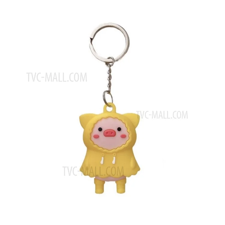 Для Apple Airtag Case Soft Silicone Cover Praccoat Pig Tracker Protector С Ключей